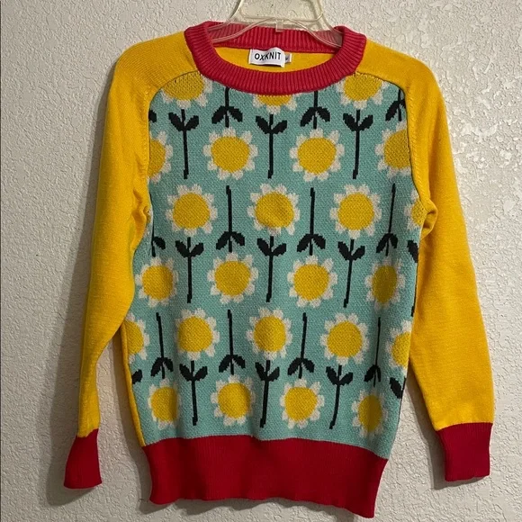 Vintage Women's Floral Sweater - Picture 1 of 5
